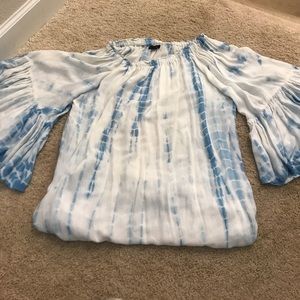 Tie dye off the shoulder top